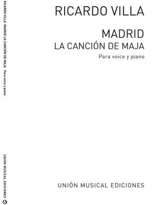 Madrid Cancion De La Maja for Voice and Piano