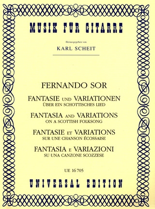 SOR FANTASIA & VARIATIONS (Guitarra) op. 40