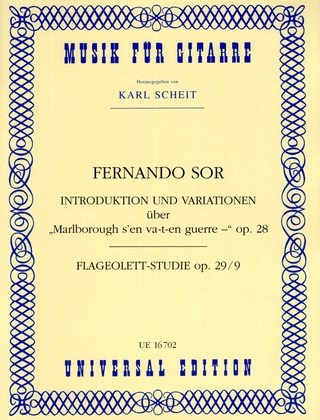 SOR INTRODUCTION & VARIATIONEN S.Gtr op. 28, 29/9