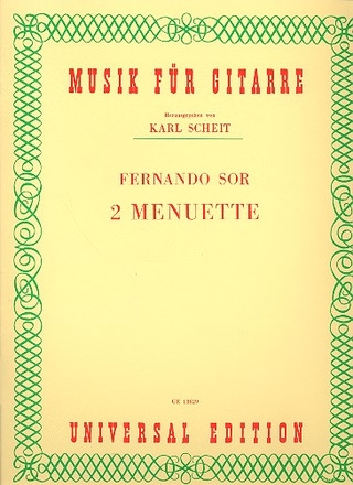 ZWEI MINUETTEN op. 24/1, 5/3 (Guitarra)