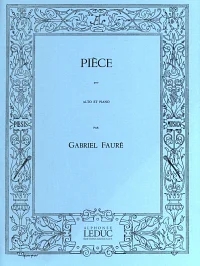 Pi�ce - Viola, piano