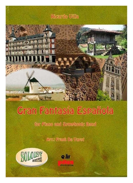 Gran Fantas�a Espa�ola/ Full Score A-4 - Piano, Banda